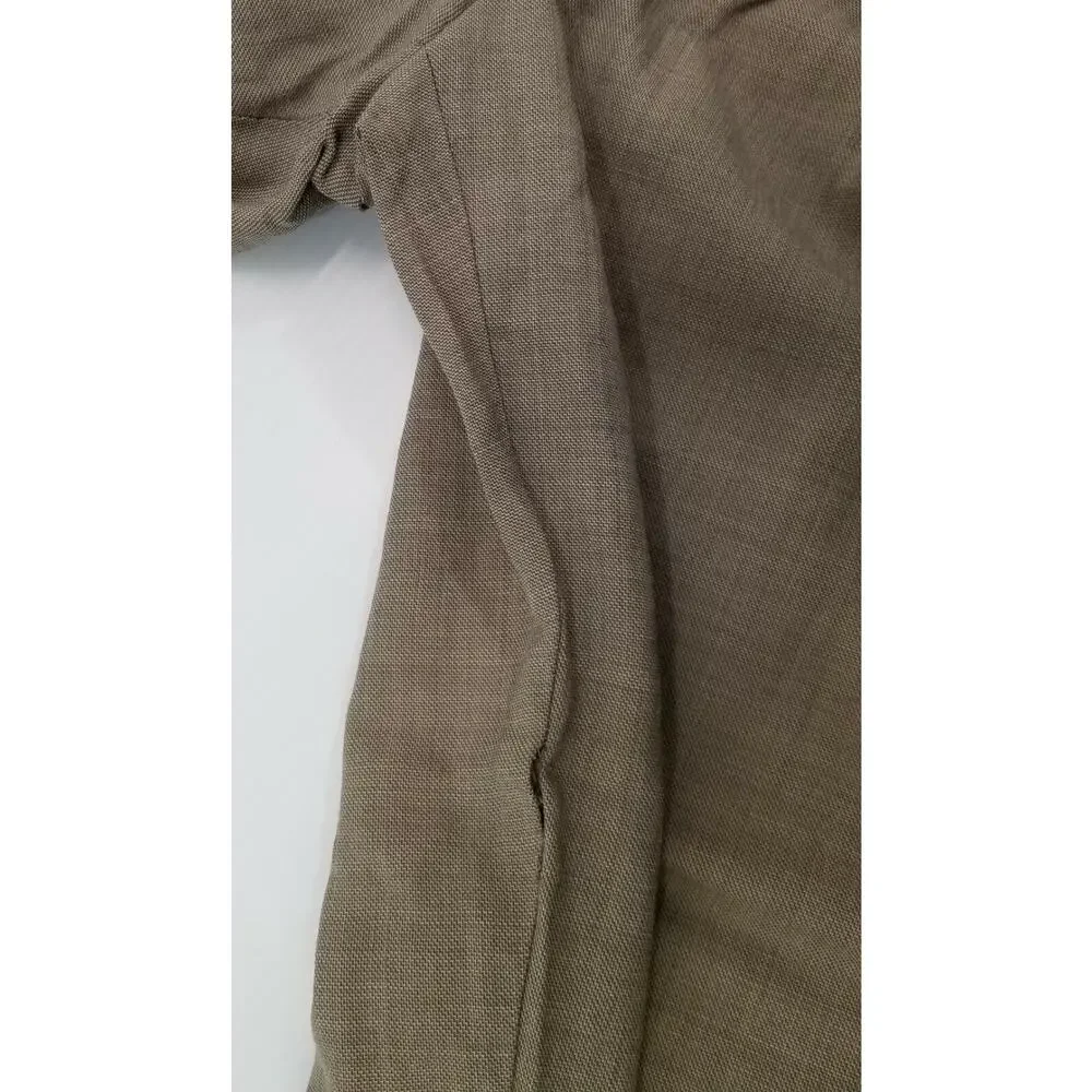 II) Today's Man Fierte Italy Costume Stage Prop Vintage Look Taupe Dress Pants
